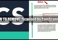 Cara Menghilangkan Watermark Camscanner